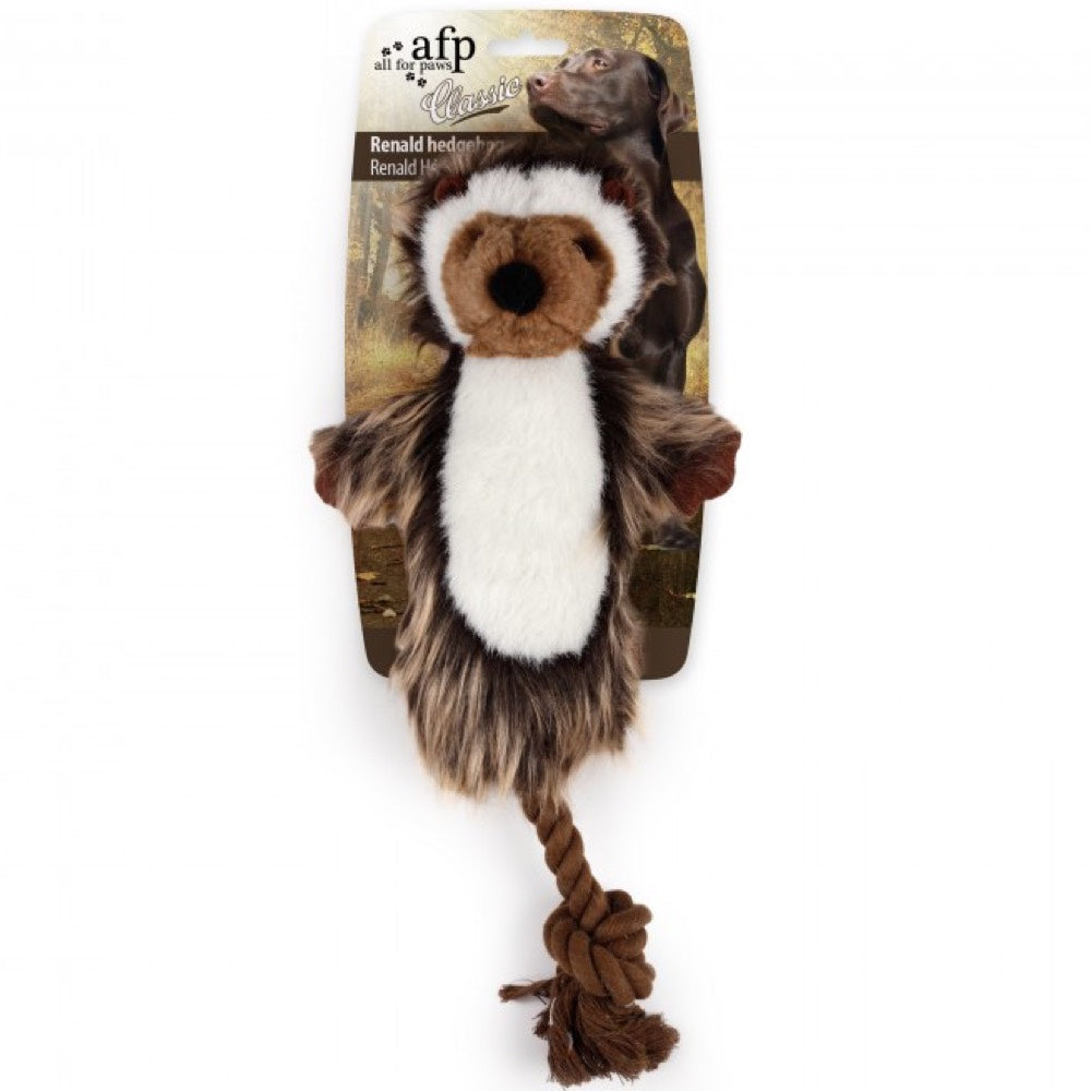 All For Paws Classic Renald The Hedgehog Plush Dog Toy