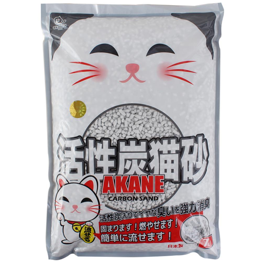 Akane Activated Carbon Paper Cat Litter 7L