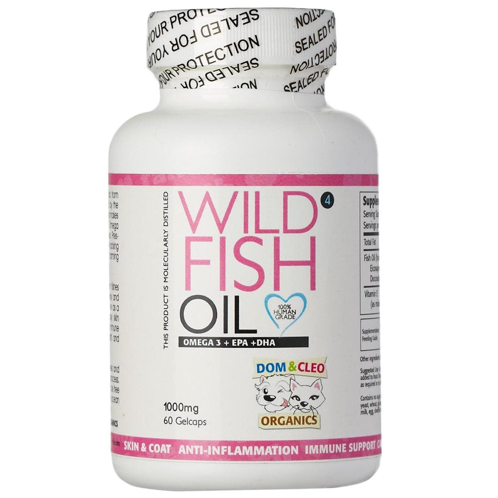 Dom & Cleo Wild Fish Oil 60 Cap