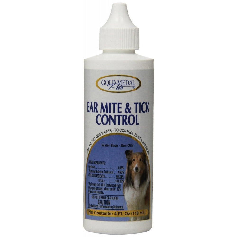 Gold Medal Ear Mite & Tick Control 4oz