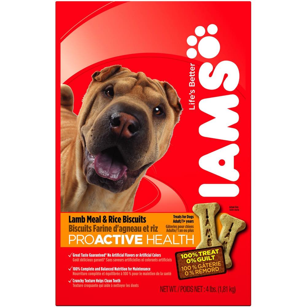 Iams ProActive Health Adult Lamb Meal & Rice Dog Biscuits 300g